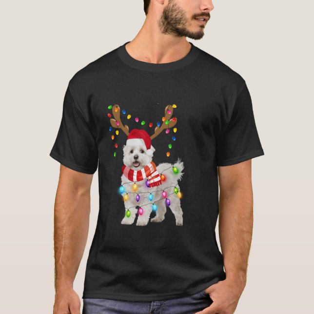 Maltese Dog Lover Family Matching Ugly Maltese Chr T-Shirt (Front)