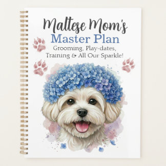 Maltese Dog Mom Grooming & Life Organizer