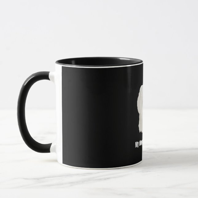 Maltese Dog Mug (Left)