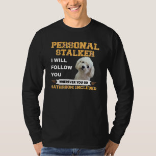 Maltese Dog Owner Follower Quote Puppy Mum Dad De T-Shirt