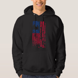 Maltese Dog Patriotic American Flag 4th Of July Hoodie
