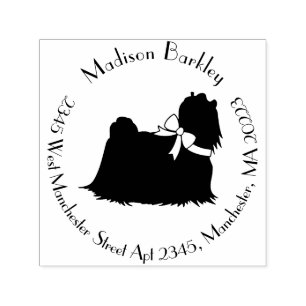 Maltese Dog Puppy Self-inking Stamp