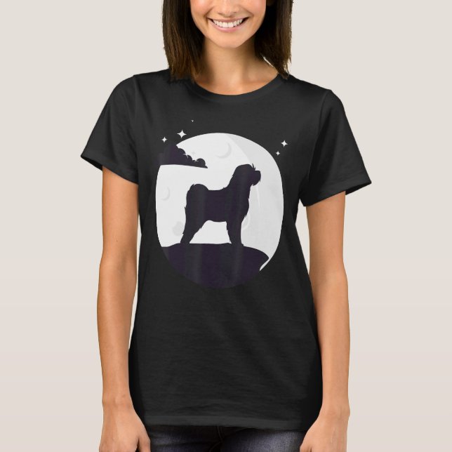 Maltese Dog Retro 8 T-Shirt (Front)