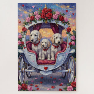 Maltese Dog Valentine's Day  Jigsaw Puzzle