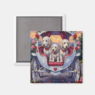 Maltese Dog Valentine's Day Magnet