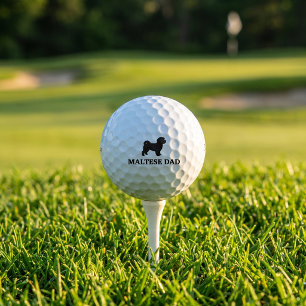 Maltese Golf Dad Titleist Pro V1 Golf Ball Gift