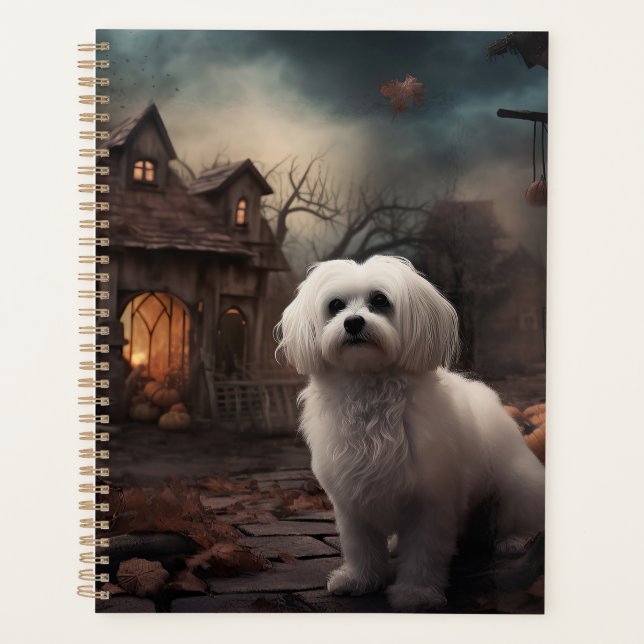 Maltese Halloween Scary Planner (Front)