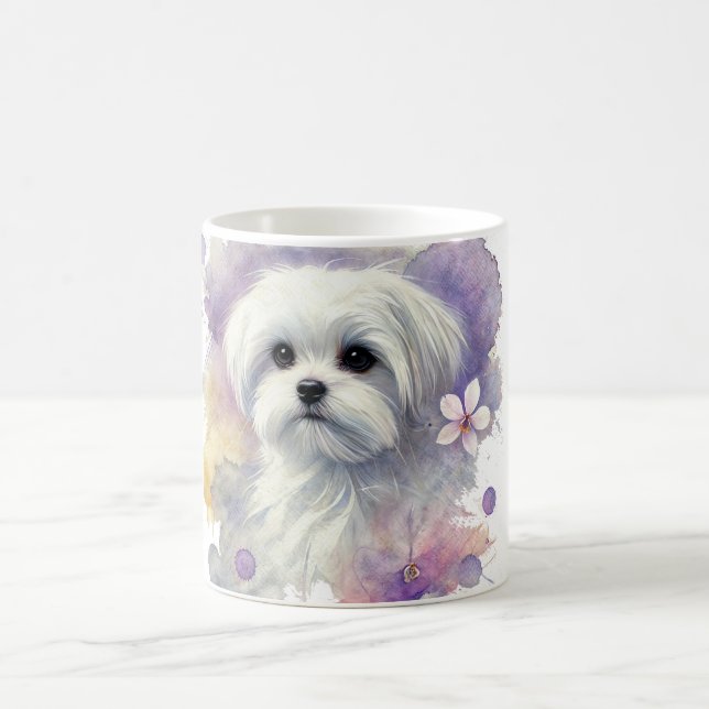 🐾 Maltese Lovers, This Mug is for You! 🐾 (Center)