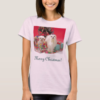 Maltese Merry Christmas T-Shirt