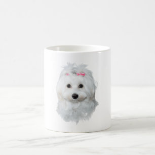 Maltese of Elegance Fluffy Beauty Magic Mug