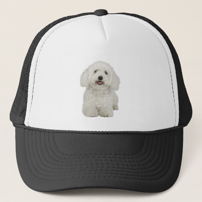 Maltese Portrait Trucker Hat (Front)