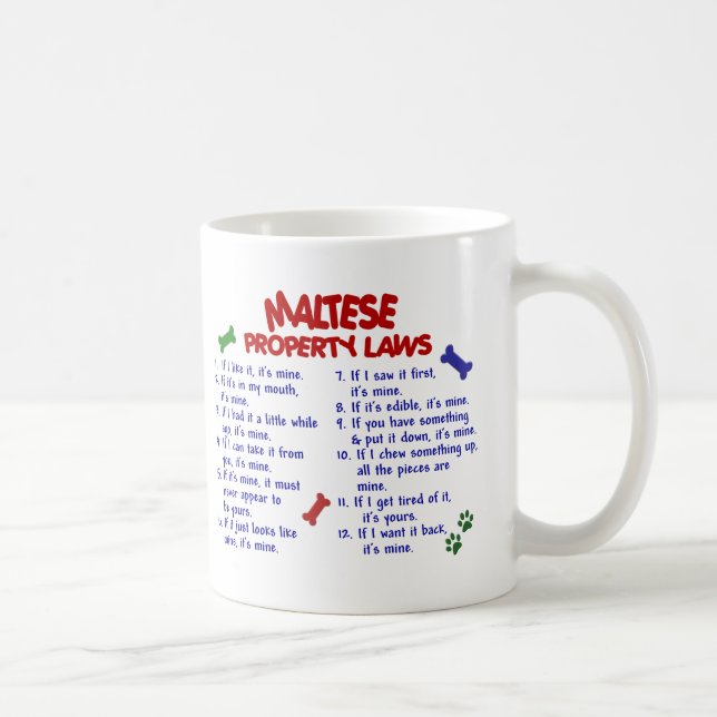 MALTESE Property Laws 2 Coffee Mug (Right)