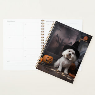 Maltese Pumpkins Halloween Scary  Planner