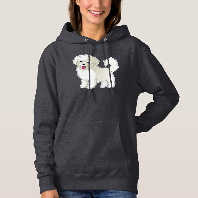 Maltese Puppy Hoodie (Front)