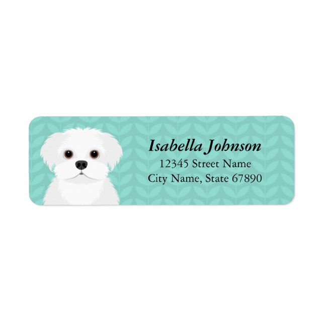 Maltese Return Address Labels (Front)