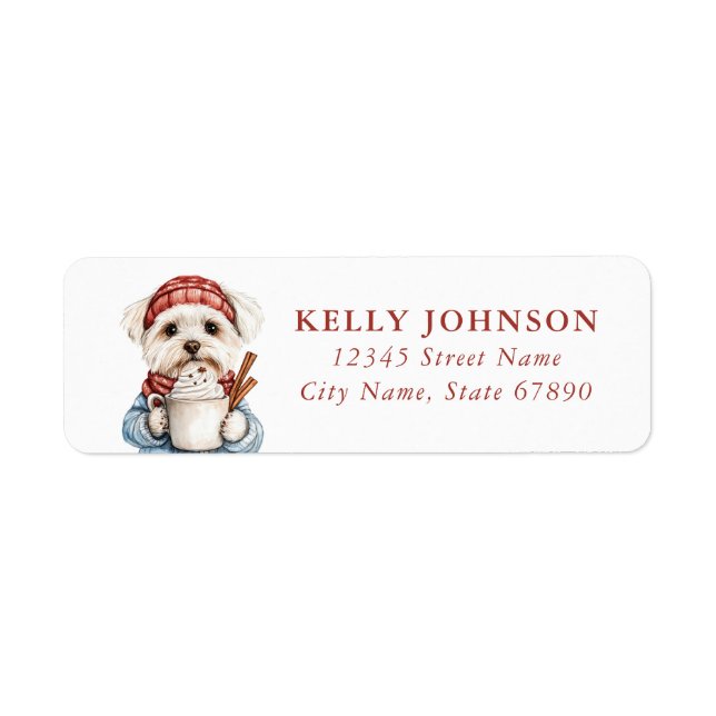 Maltese Return Address Labels (Front)