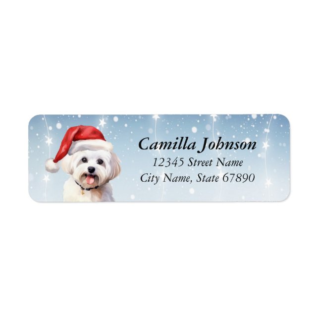 Maltese Return Address Labels (Front)