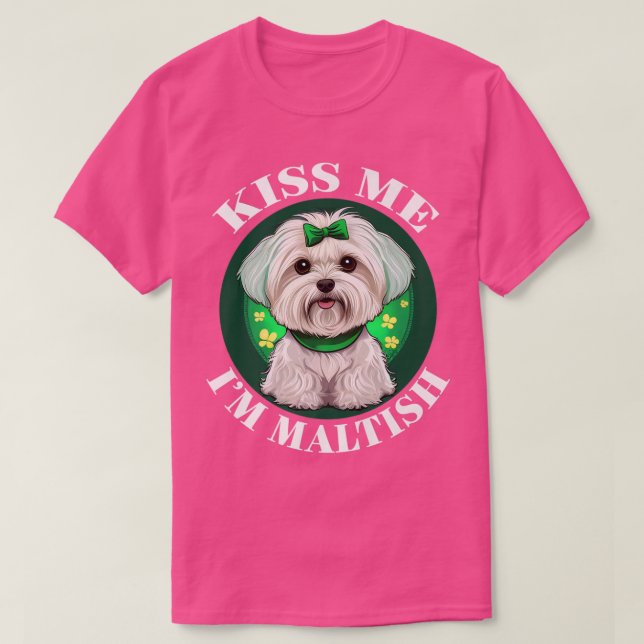 Maltese Saint St  T-Shirt (Design Front)