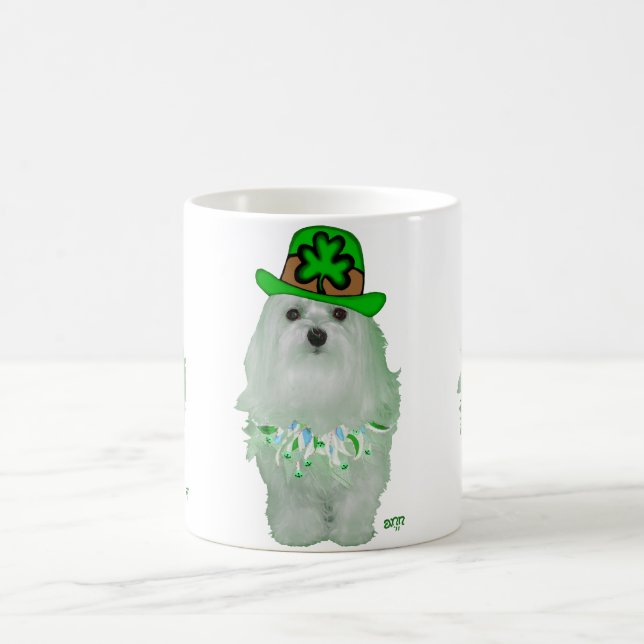 Maltese St. Patricks Day Coffee Mug (Center)