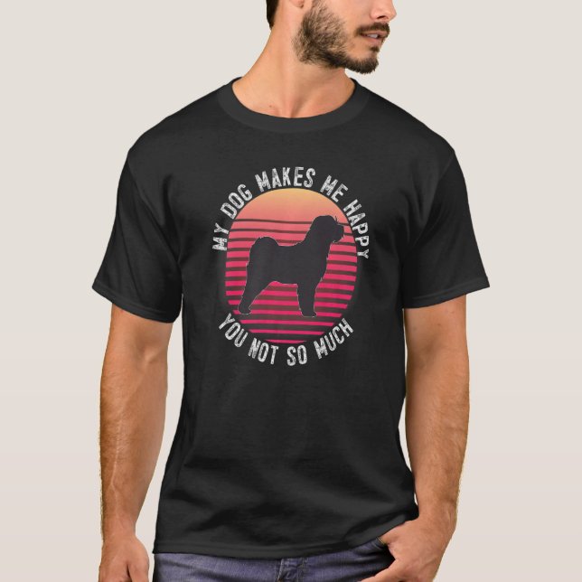 Maltese Terrier Dog Breed T-Shirt (Front)