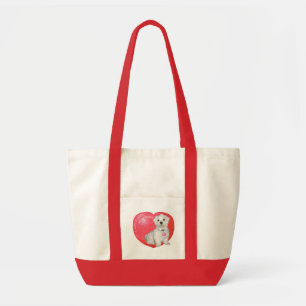 Maltese Valentine's Day Tote Bag