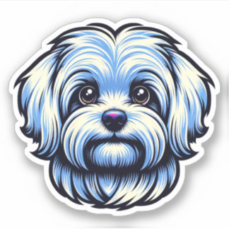 Maltese Vinyl Sticker
