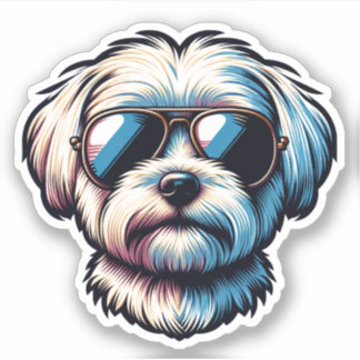 Maltese Vinyl Sticker