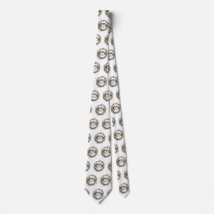 Malti Tzu Christmas Wreath Festive Pup Tie