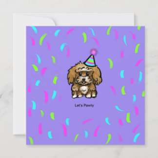 Maltipoo Celebration Card