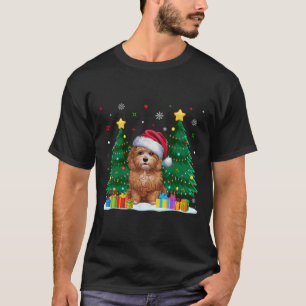 Maltipoo Dog Lovers Santa Hat Ugly Christmas Sweat T-Shirt
