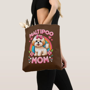 Maltipoo Dog Mum For Maltipoo Dog Owner Mama Mum Tote Bag