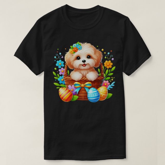 Maltipoo Easter Bunny 1 T-Shirt (Design Front)