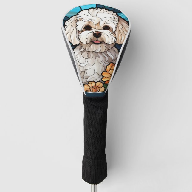 Maltipoo Golf Head Cover (Front)