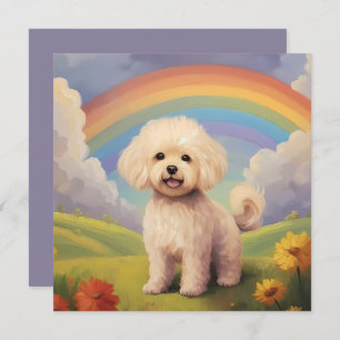 Maltipoo Rainbow Bridge Custom Dog Name Sympathy