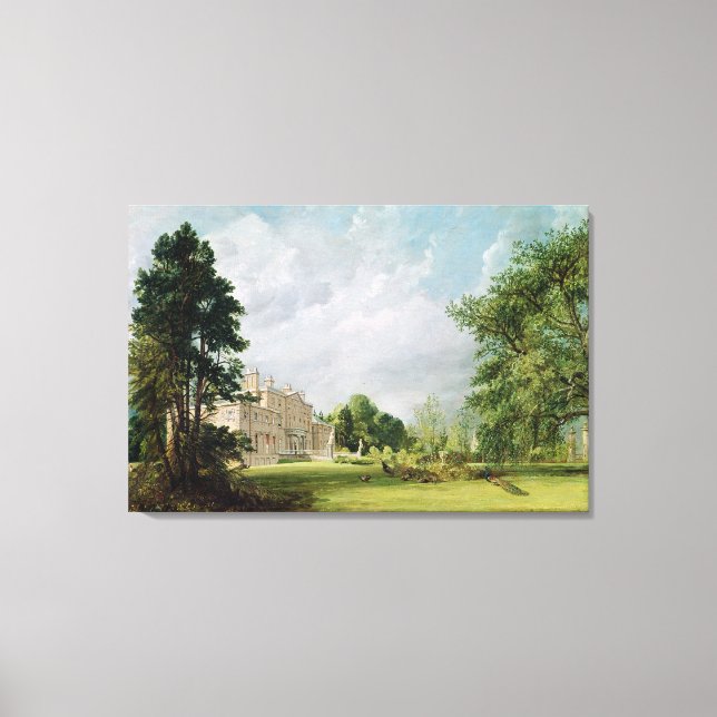 Malvern Hall, Warwickshire, 1821 Canvas Print (Front)