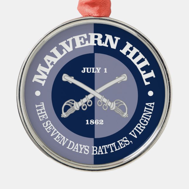 Malvern Hill (B&G) Metal Tree Decoration (Front)