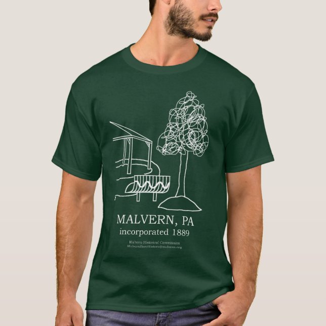Malvern (PA) - Burke Park t-shirt (Front)