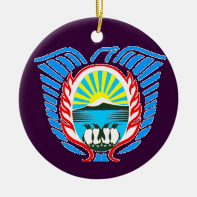 Malvinas Argentina Christmas Ornament (Front)