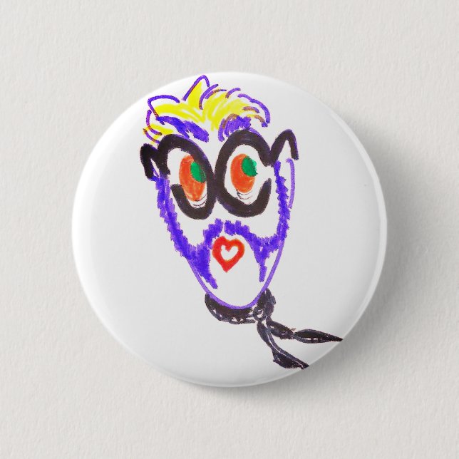 MalWear Self-Portrait Button (Front)