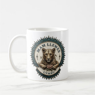 Mam Llewes. Lloegr Coffee Mug