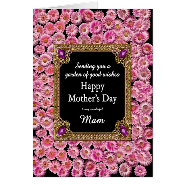 Mam Mother's Day Pink Daisies (Front)