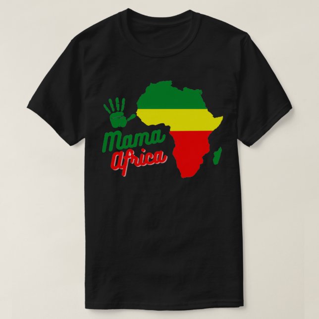 Mama Africa 6 T-Shirt (Design Front)