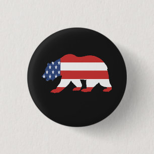 Mama America 3 Cm Round Badge