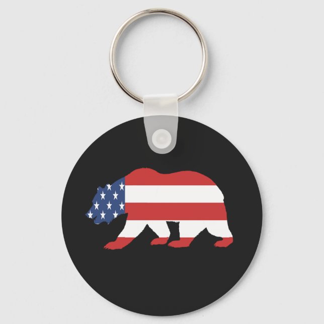 Mama America Key Ring (Front)