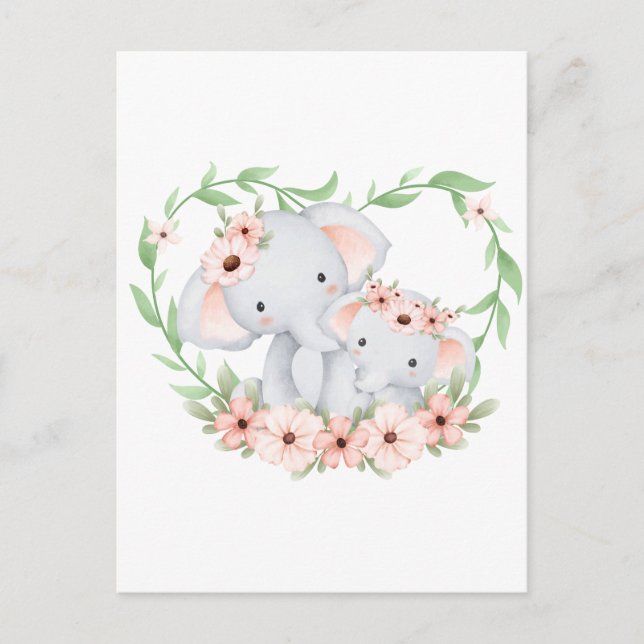 Mama and baby card (Front)