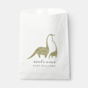 Mama and Baby Dinosaur Neutral Baby Shower Favour Bags