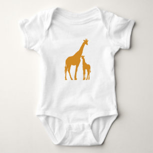 Mama and Baby Giraffe One Piece Baby Clothes Baby Bodysuit