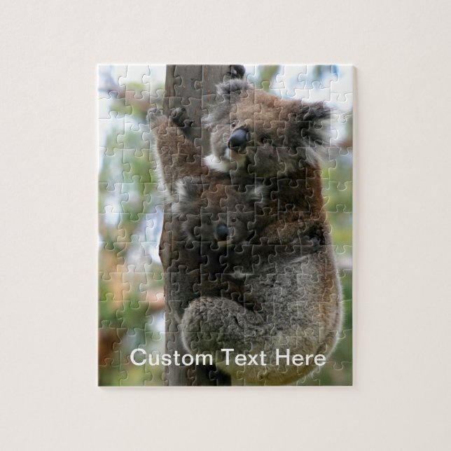 Mama and Baby Koala Jigsaw Puzzle (Vertical)