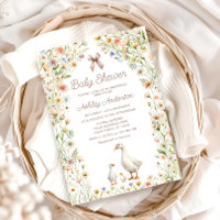 Mama and Little Gosling Boho Baby Shower