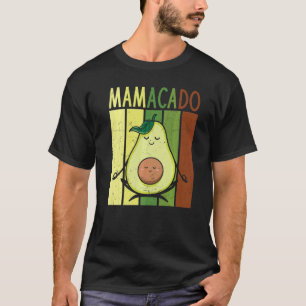Mama Avocado Mum Funny Avocado Mamacado Yoga Vinta T-Shirt